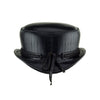 Pinkerton Deco Black Leather Short Top Hat Back Subverse