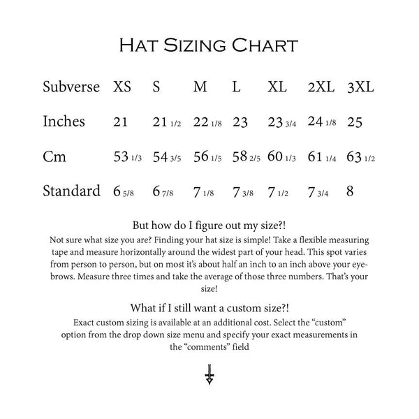 Sizing Chart
