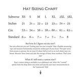 Hat size chart